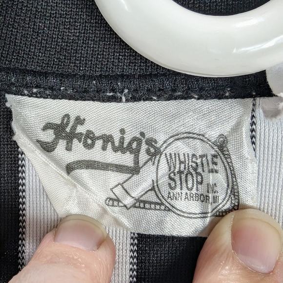 Vtg Honigs Whistle Stop Referee Shirt Mens Extra Large Tall Jersey Made in USA - Picture 7 of 8